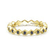 Gabriel & Co. LR4379Y4JBD 14K Yellow Gold Geometric Black Diamond Stackable Ring