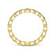 Gabriel & Co. LR4379Y4JBD 14K Yellow Gold Geometric Black Diamond Stackable Ring
