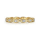 14K Yellow Gold Diamond Bujukan Marquise Station Ring
