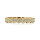 14K Yellow Gold Millgrained Marquise Stackable Diamond Ring