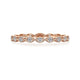 Gabriel & Co. LR4794K45JJ 14K Rose Gold Marquise Station Diamond Stackable Ring