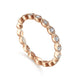 Gabriel & Co. LR4794K45JJ 14K Rose Gold Marquise Station Diamond Stackable Ring