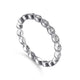 Gabriel & Co. LR4794W45JJ 14K White Gold Marquise Station Diamond Stackable Ring