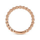 14K Rose Gold Bujukan Stackable Ring