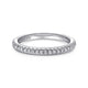 Gabriel & Co. LR4885W45JJ 14K White Gold Stackable Diamond Ring