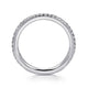 Gabriel & Co. LR4885W45JJ 14K White Gold Stackable Diamond Ring
