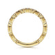 Gabriel & Co. LR4912Y45JJ 14K Yellow Gold Geometric Diamond Stackable Ring