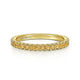 Gabriel & Co. LR50889Y4JCT 14K Yellow Gold Citrine Stacklable Ring