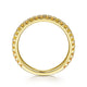 Gabriel & Co. LR50889Y4JCT 14K Yellow Gold Citrine Stacklable Ring