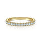Gabriel & Co. LR50889Y4JLB 14K Yellow Gold Sky Blue Topaz Stacklable Ring