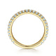 Gabriel & Co. LR50889Y4JLB 14K Yellow Gold Sky Blue Topaz Stacklable Ring