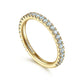 Gabriel & Co. LR50889Y4JLB 14K Yellow Gold Sky Blue Topaz Stacklable Ring