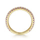 Gabriel & Co. LR50889Y4JPS 14k Yellow Gold Pink Sapphire Stackable Ring