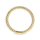 Gabriel & Co. LR51173Y4JJJ 14K Yellow Gold Twisted Rope Stackable Ring