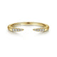 Gabriel & Co. LR51177Y45JJ 14K Yellow Gold Open Diamond Tipped Stackable Ring