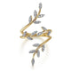 Gabriel & Co. LR51509Y45JJ 14K Yellow Gold Diamond Pavé Branch Wrap Ring