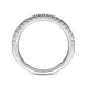 Gabriel & Co. LR51757W45JJ 14K White Gold Diamond Stackable Ring