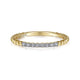 Gabriel & Co. LR51823Y45JJ 14K Yellow Gold Bujukan Bead and Diamond Stackable Ring