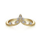 Gabriel & Co. LR51841Y45JJ 14K Yellow Gold Chevron Diamond Ring