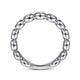 Gabriel & Co. LR51903W45JJ 14K White Gold Diamond Bezel Set Diamond Band