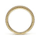 Gabriel & Co. LR51928Y4JJJ 14K Yellow Gold Textured Stackable Ring