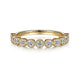 Gabriel & Co. LR51932Y45JJ 14K Yellow Gold Millgrain Bezel Diamond Stackable Ring