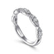 Gabriel & Co. LR51936W45JJ 14K White Gold Diamond Cluster Marquis Station Ring
