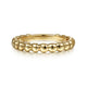 14K Yellow Gold Bujukan Bead Stackable Ring