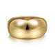 Gabriel & Co. LR51947Y4JJJ 14K Yellow Gold High Polished Dome Ring