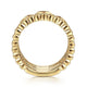 Gabriel & Co. LR51987Y4JJJ 14K Yellow Gold Multi Row Wide Ring