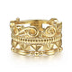 Gabriel & Co. LR51988Y4JJJ 14K Yellow Gold Multi Pattern Ring
