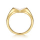 14K Yellow Gold Engravable Heart Ring