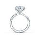 A.Jaffe Floral Inspired Top Twisted Shank Diamond Engagement Ring ME1623/149