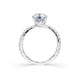 A.Jaffe Classic Round Diamond Center Quilted Engagement Ring ME1850Q/183