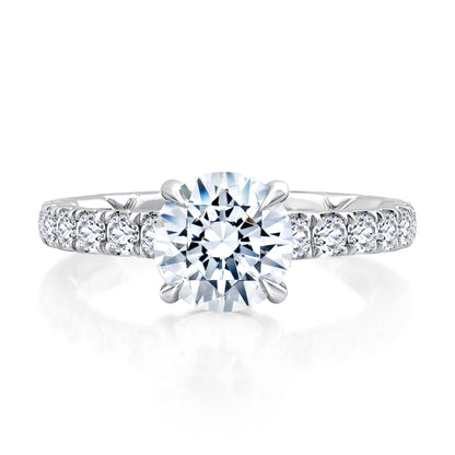 Statement Round Diamond Center Engagement Ring ME1865BQ/339