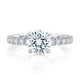 Statement Round Diamond Center Engagement Ring ME1865BQ/211