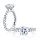 Statement Round Diamond Center Engagement Ring ME1865BQ/287