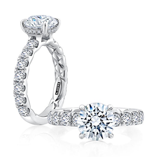 A.JAFFE A.JAFFE Quilted Engagement Rings ME1865CQ ME1865CQ/425