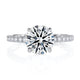 Statement Round Quilted Engagement Ring ME1865Q/346