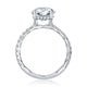 Statement Round Quilted Engagement Ring ME1865Q/194