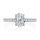 A.Jaffe Classics Collection Diamond Pavé Engagement Ring ME2021Q/193B