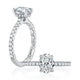 A.Jaffe Classics Collection Diamond Pavé Engagement Ring ME2021Q/193B