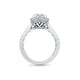 A.Jaffe Ornate Basket Diamond Halo Quilted Engagement Ring ME2052Q/192