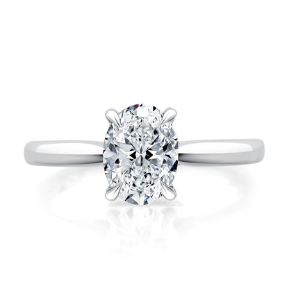 A.Jaffe Four Prong Pavé Engagement Ring MECOV2543/133B