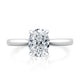 A.Jaffe Four Prong Pavé Engagement Ring MECOV2543/133B