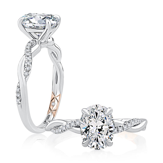 A.JAFFE A.Jaffe Classics Engagement Rings MECOV2544 MECOV2544/110B