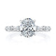 Four Prong Oval Center Diamond Engagement Ring MECOV2851/330