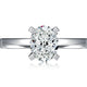 Round Classic flat profile plain solitaire with diamond under halo non cathedral/Hidden MECOV2877BL/207B