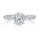Floating Alternating Round and Marquise Band Oval Center Engagement Ring MECOV2929T/212