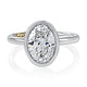 Classic Solitaire Bezel Oval Diamond Engagement Ring MECOV3006L/300